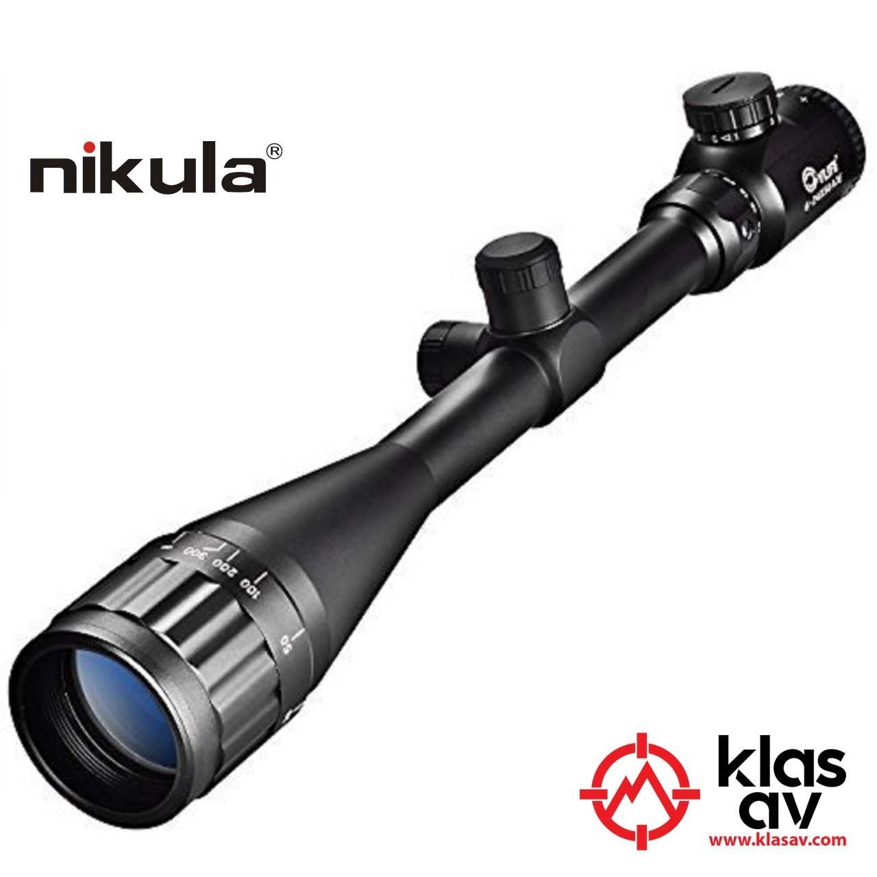 Nikula 8-32x50 AOEG Zoomlu Tüfek Dürbünü Taktik çift Işık Kırmızı-Yeşil Kaynaklı