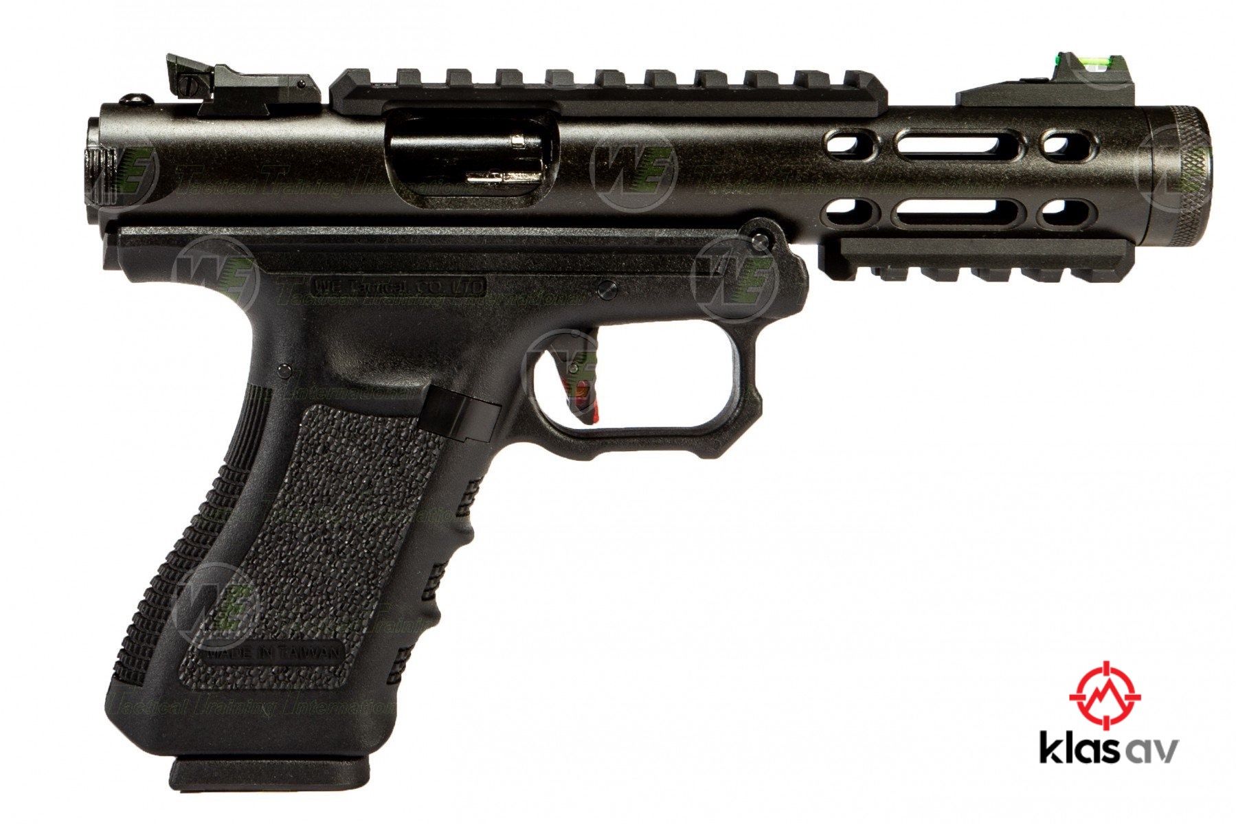 WE Galaxy BK Glock/Ruger HYBRID GBB Airsoft Tabanca Siyah