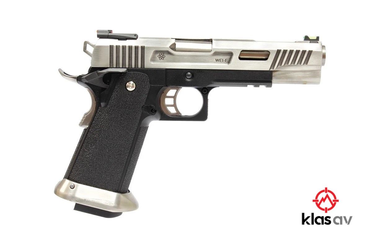 WE Hi-Capa T-REX Force 5.1 SV Full Metal Airsoft Tabanca Silver