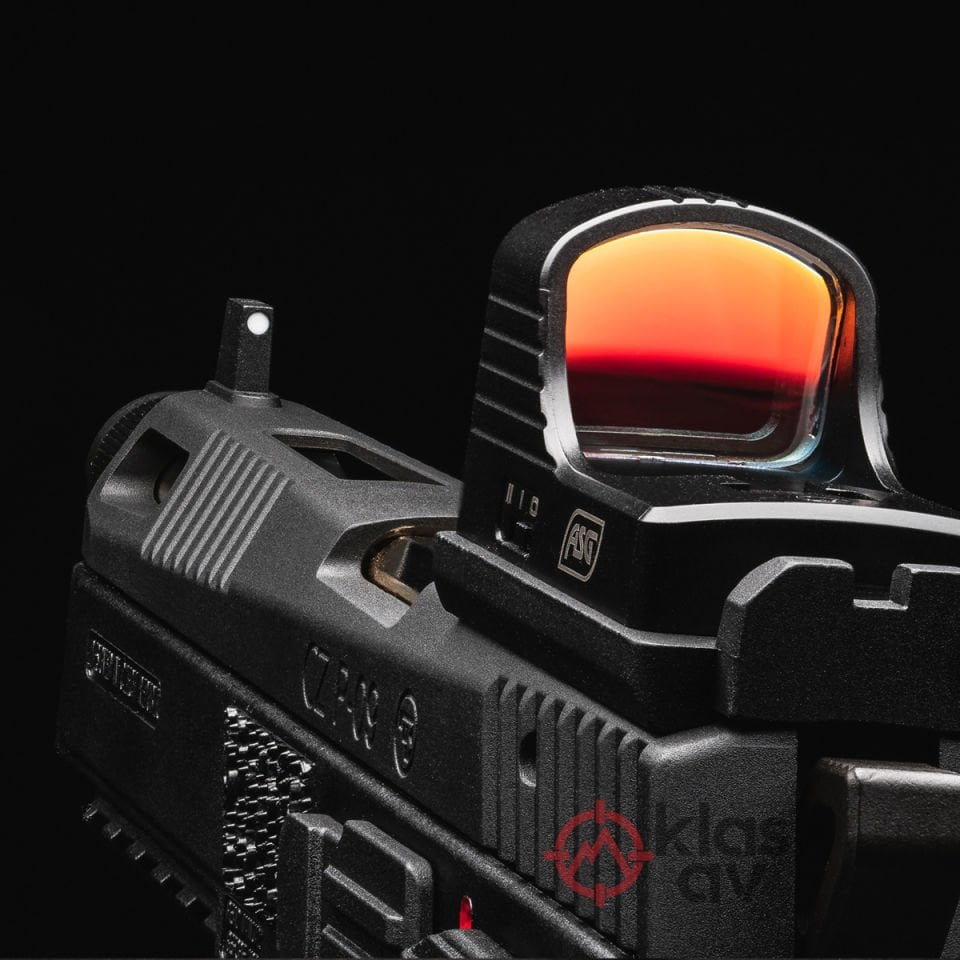 ASG CZ P09 Optic Blowback Airsoft Tabanca (Ayak ve Çantalı)