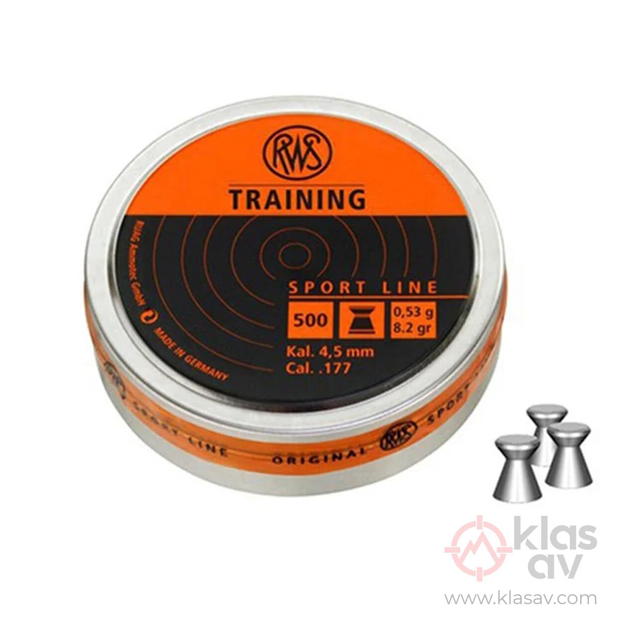 RWS Training 4,5M 0,53G Havalı Saçma 500 Adet