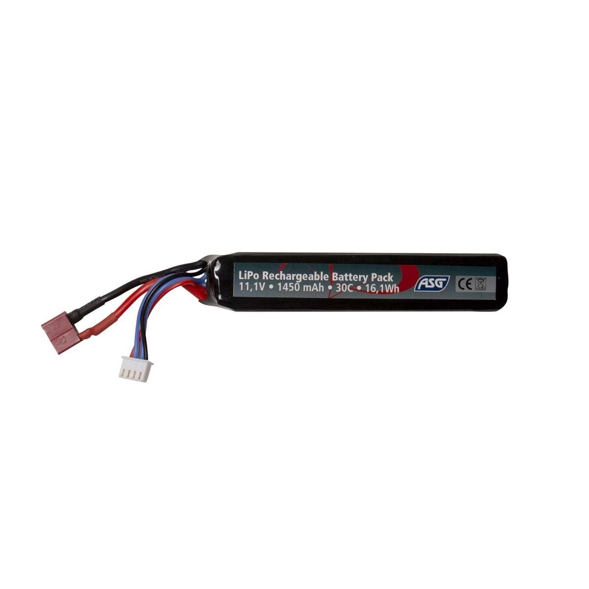 ASG 11.1V 1450 mAh 30C T-Plug LiPo Pil