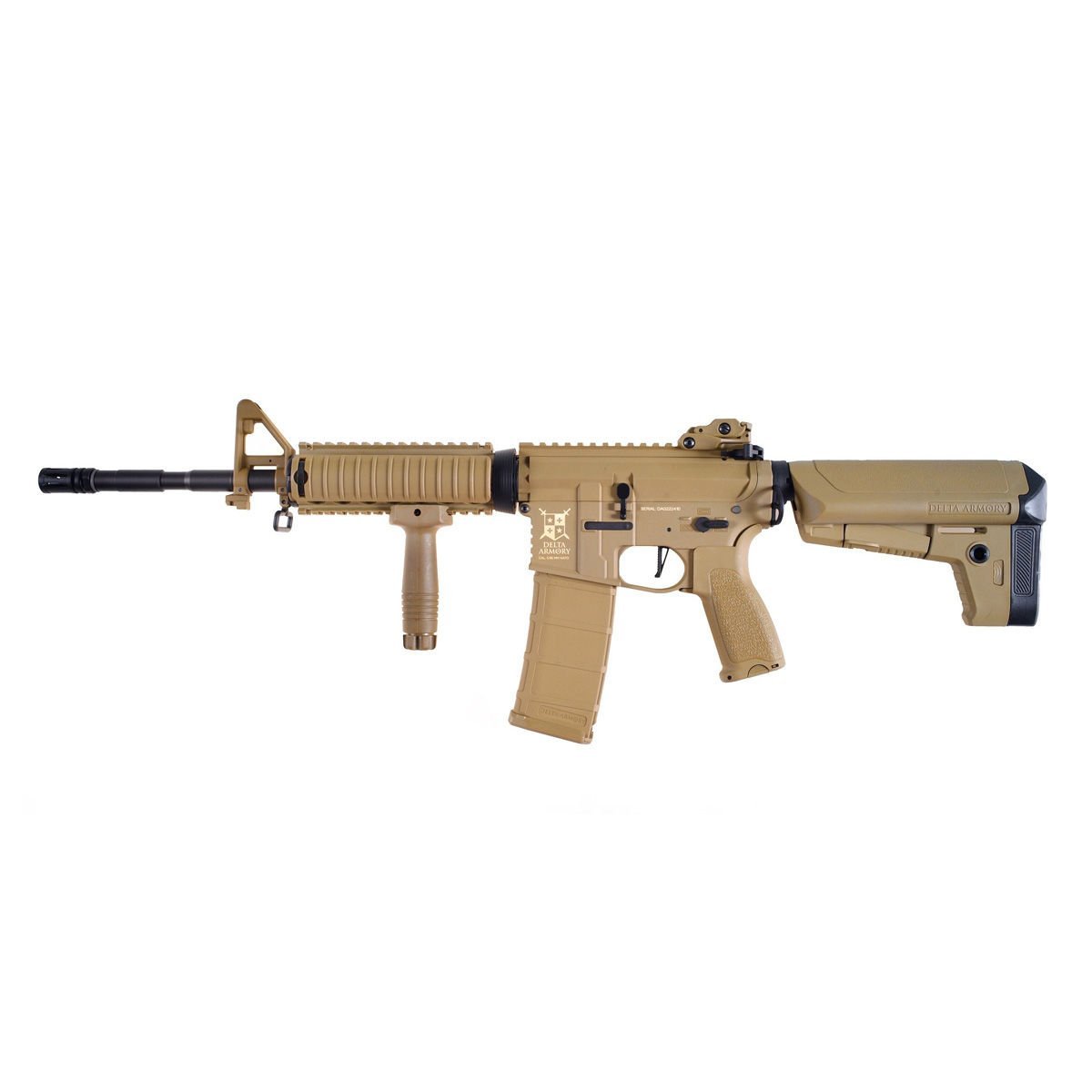 Delta Armory AR15 RIS Charlie Tan AEG Airsoft Tüfek