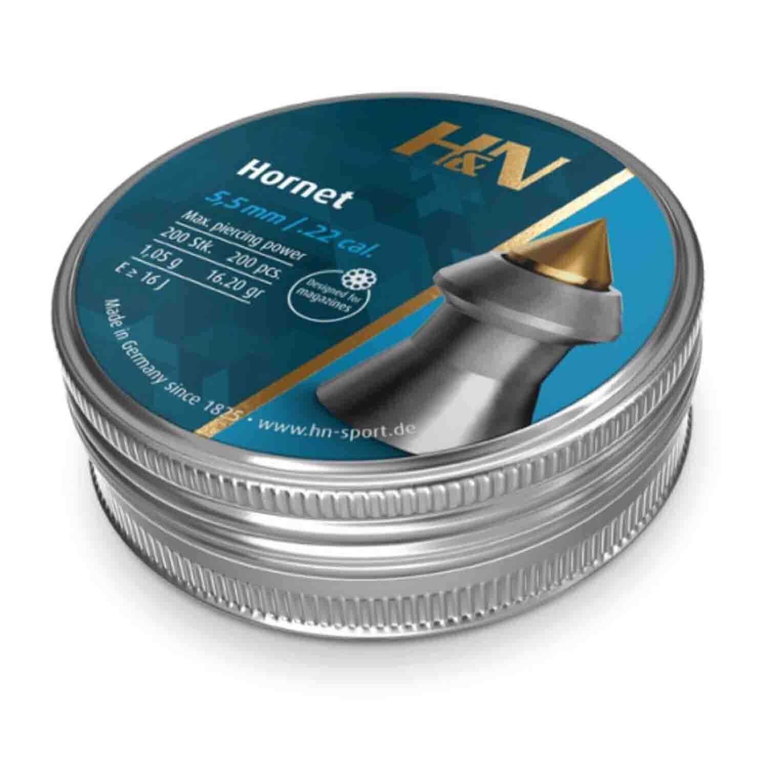 H&N Hornet 5.5mm Havalı Tüfek Saçması Pellet 200 Adet