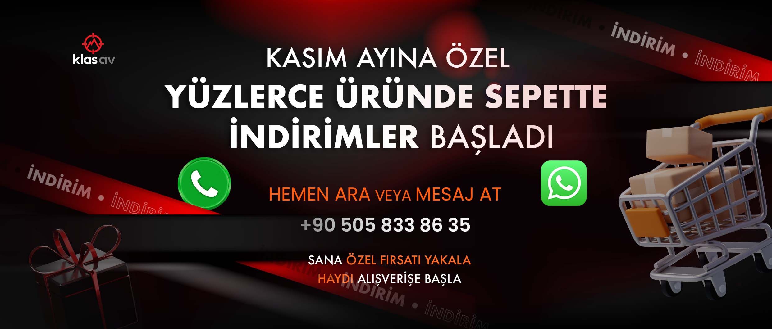 kasım ayına özel indirimler