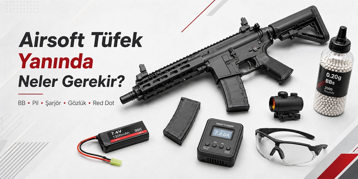 airsoft tüfek aksesurları