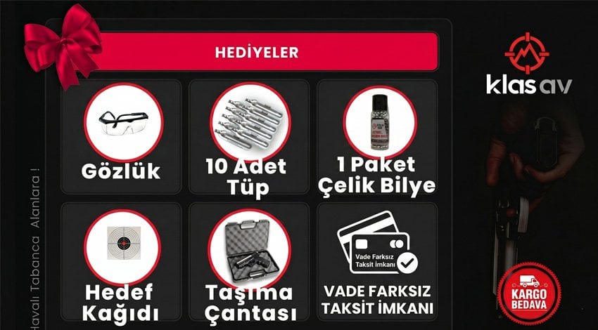 Havalı Tabanca Hediyeleri