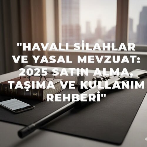 Havalı Silahlar ve Yasal Düzenlemeler: 2025 Satın Alma, Taşıma ve Kullanım Rehberi