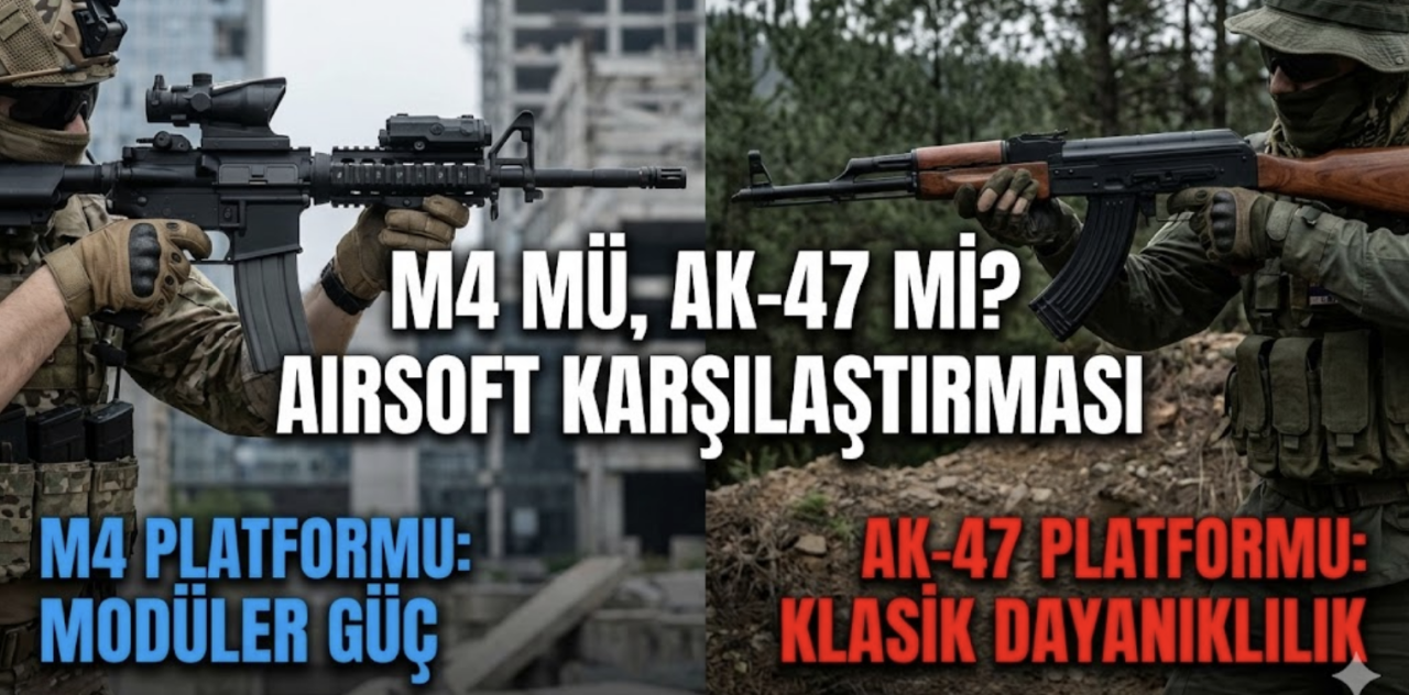 M4 Airsoft mu, AK-47 Airsoft mu? En Popüler Airsoft Saldırı Tüfek Karşılaştırması