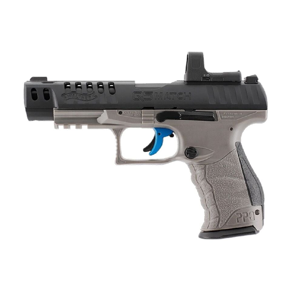 Umarex Walther Q5 Match Combo 5'' Havalı Tabanca Pellet
