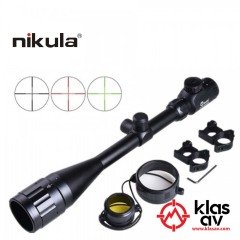 Nikula 8-32x50 AOEG Zoomlu Tüfek Dürbünü Taktik Çift Işık