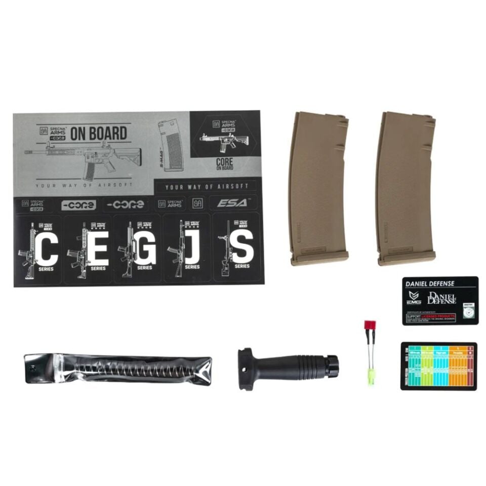 Specna Arms SA-C19 Daniel Defense MK18 CORE HAL ETU Gen.2 Yarım Tan Airsoft Tüfek