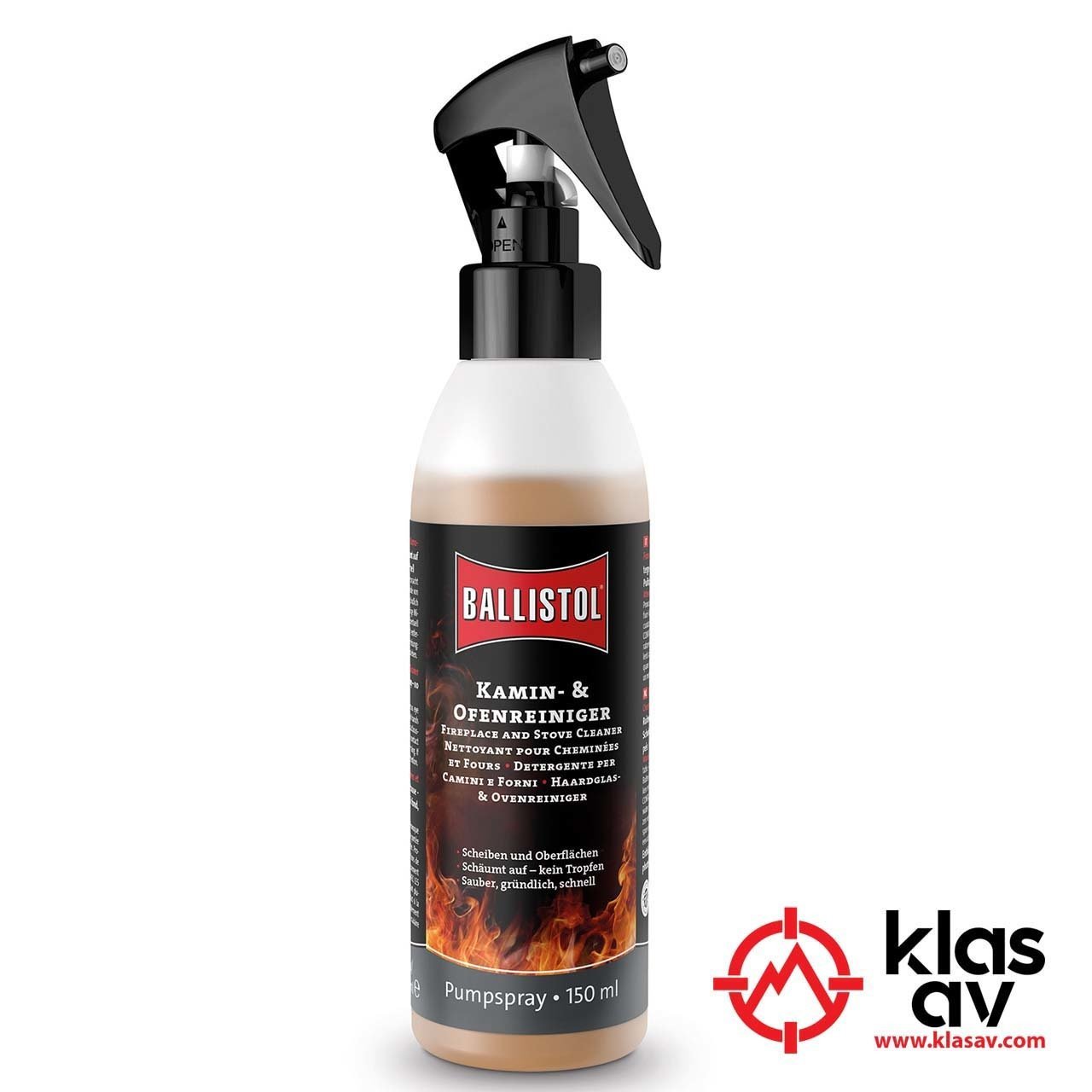 Ballistol Kamofix Şömine, Soba ve Izgara Temizleyici Sprey 150ml