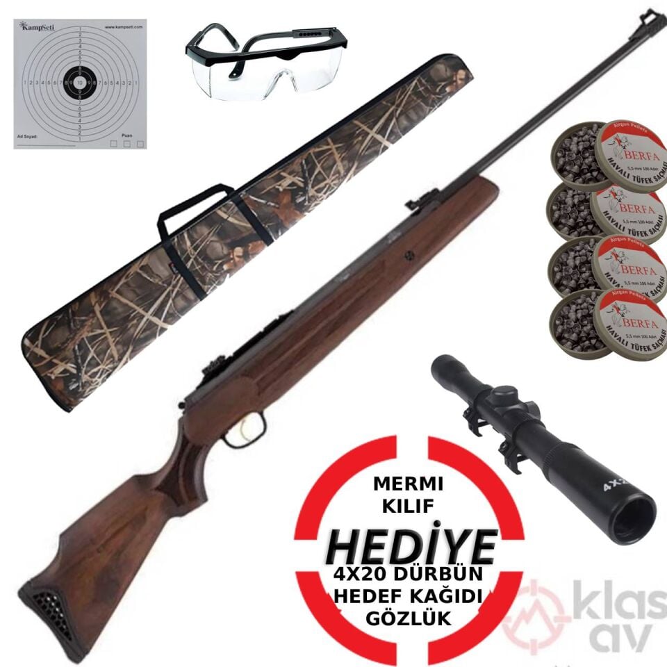 Hatsan Mod 135 Ağaç Havalı Tüfek 5.5 mm