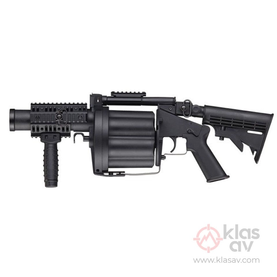 ICS MGL Tam Boy Airsoft Revolver Bombaatar Siyah