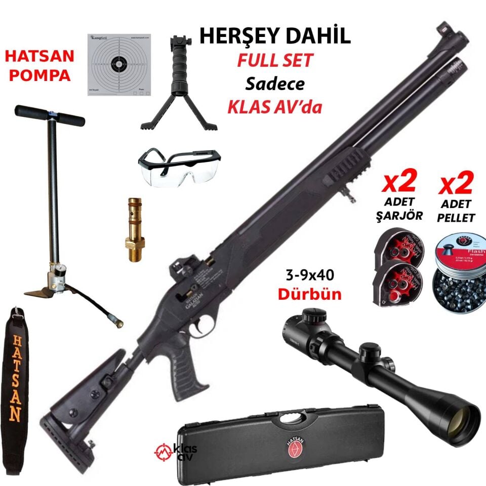 Hatsan GALATIAN-VI TACTICAL PCP Havalı Tüfek 5.5 mm