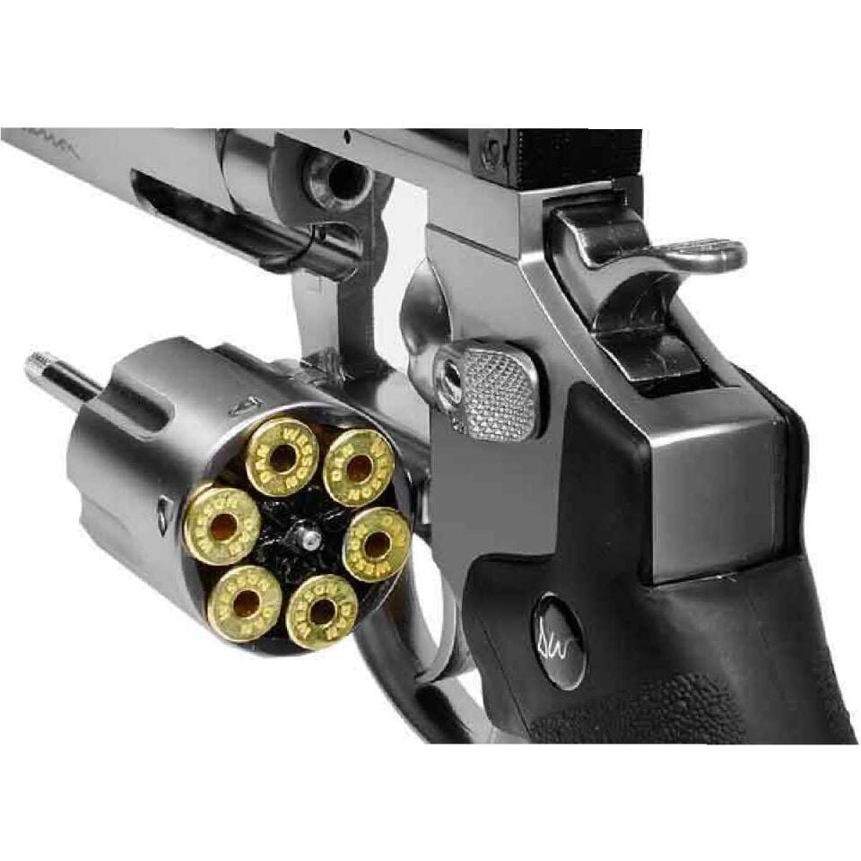 ASG Dan Wesson 6'' Parlak Krom Toplu Havalı Tabanca Pellet