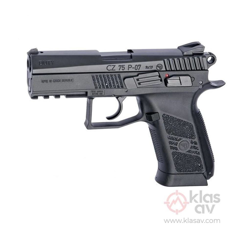 ASG CZ75 P07 Duty Siyah Blowback Havalı Tabanca
