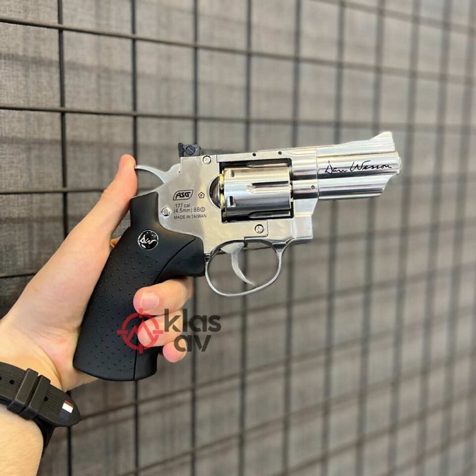 ASG Dan Wesson 2,5'' Parlak Krom Toplu Havalı Tabanca