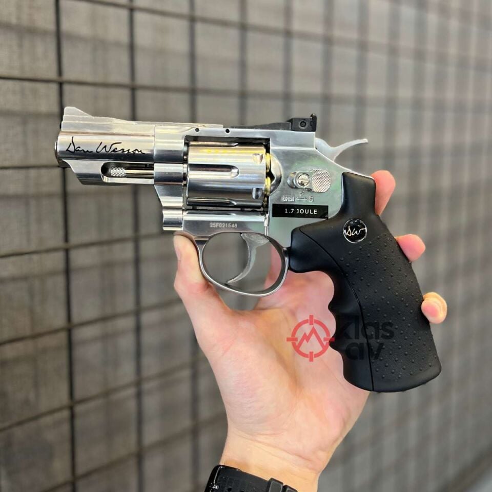 ASG Dan Wesson 2,5'' Parlak Krom Toplu Havalı Tabanca