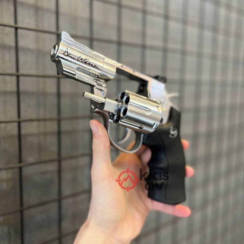 ASG Dan Wesson 2,5'' Parlak Krom Toplu Havalı Tabanca