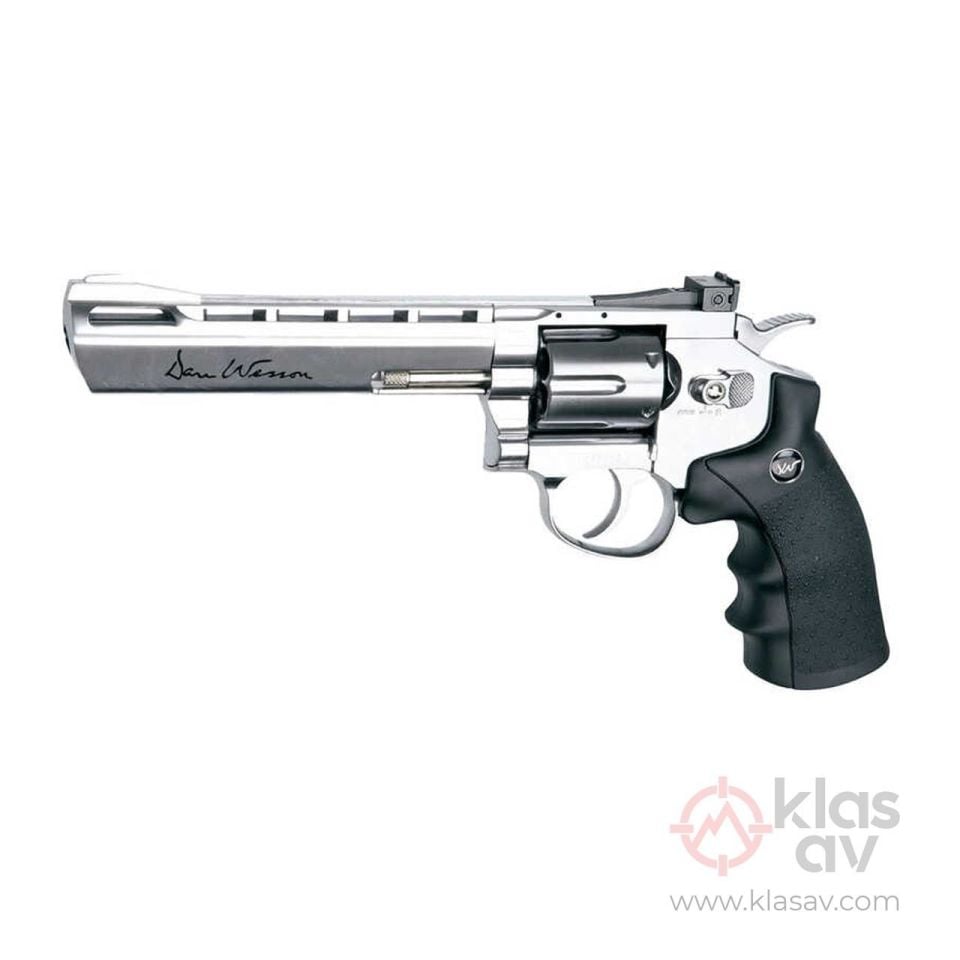 ASG Dan Wesson 6'' Parlak Krom Toplu Airsoft Tabanca