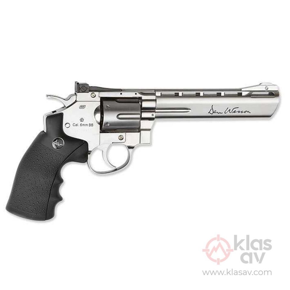 ASG Dan Wesson 6'' Parlak Krom Toplu Havalı Tabanca