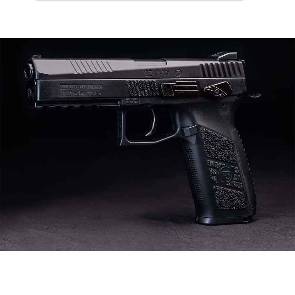 ASG CZ75 P09 Siyah Blowback Havalı Tabanca Pellet YİVLİ