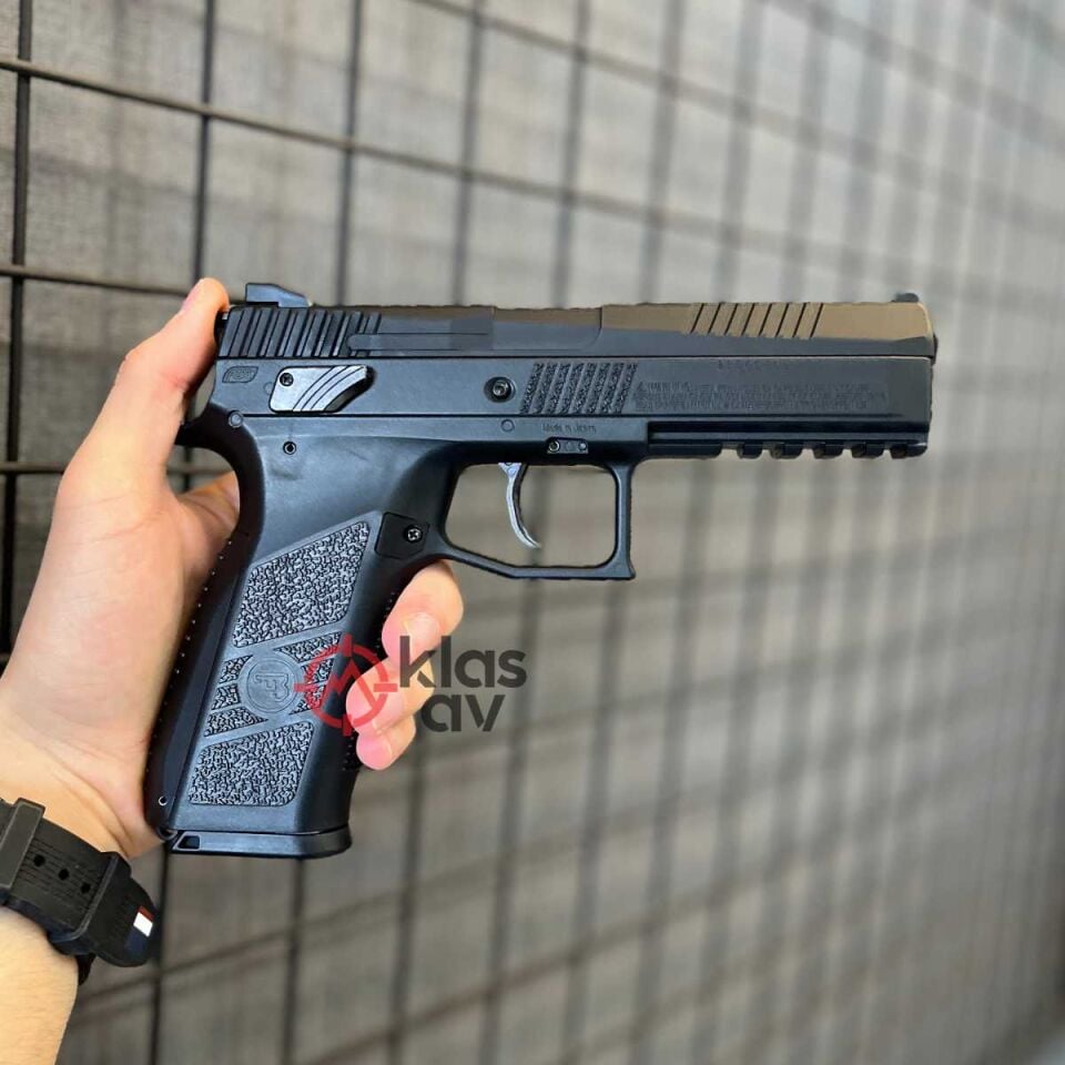 ASG CZ75 P09 Siyah Blowback Havalı Tabanca Pellet YİVLİ