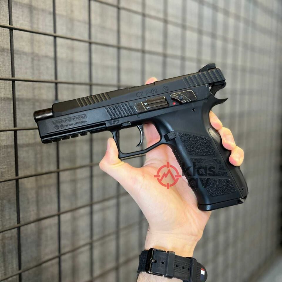 ASG CZ75 P09 Siyah Blowback Havalı Tabanca Pellet YİVLİ