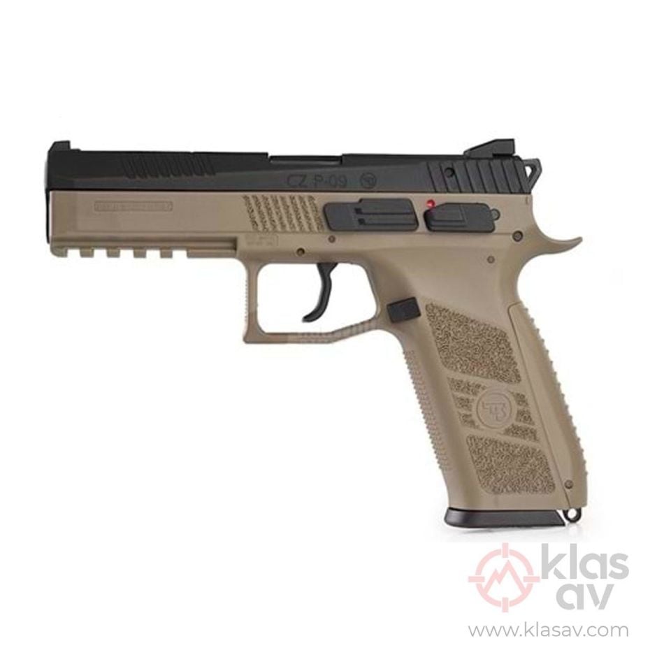 ASG CZ P09 Siyah-Çöl Blowback Airsoft Tabanca