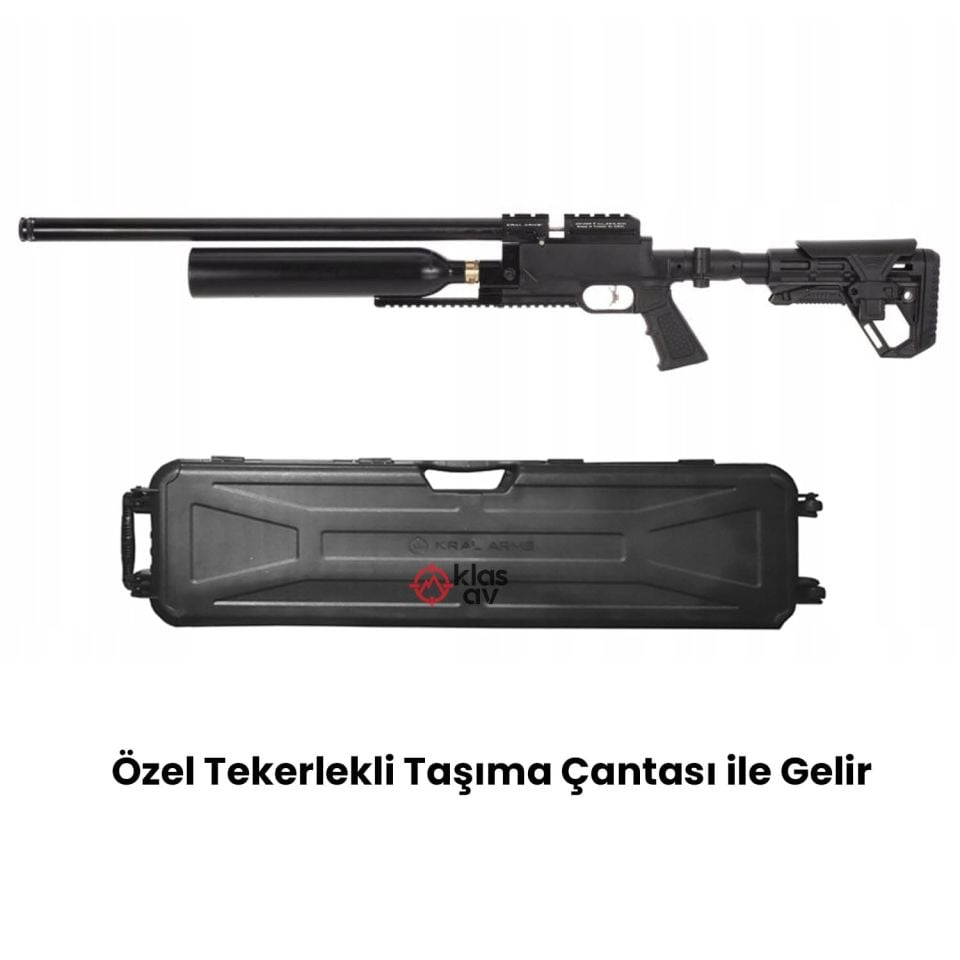 Kral Jumbo Dazzle Pcp Havalı Tüfek Siyah