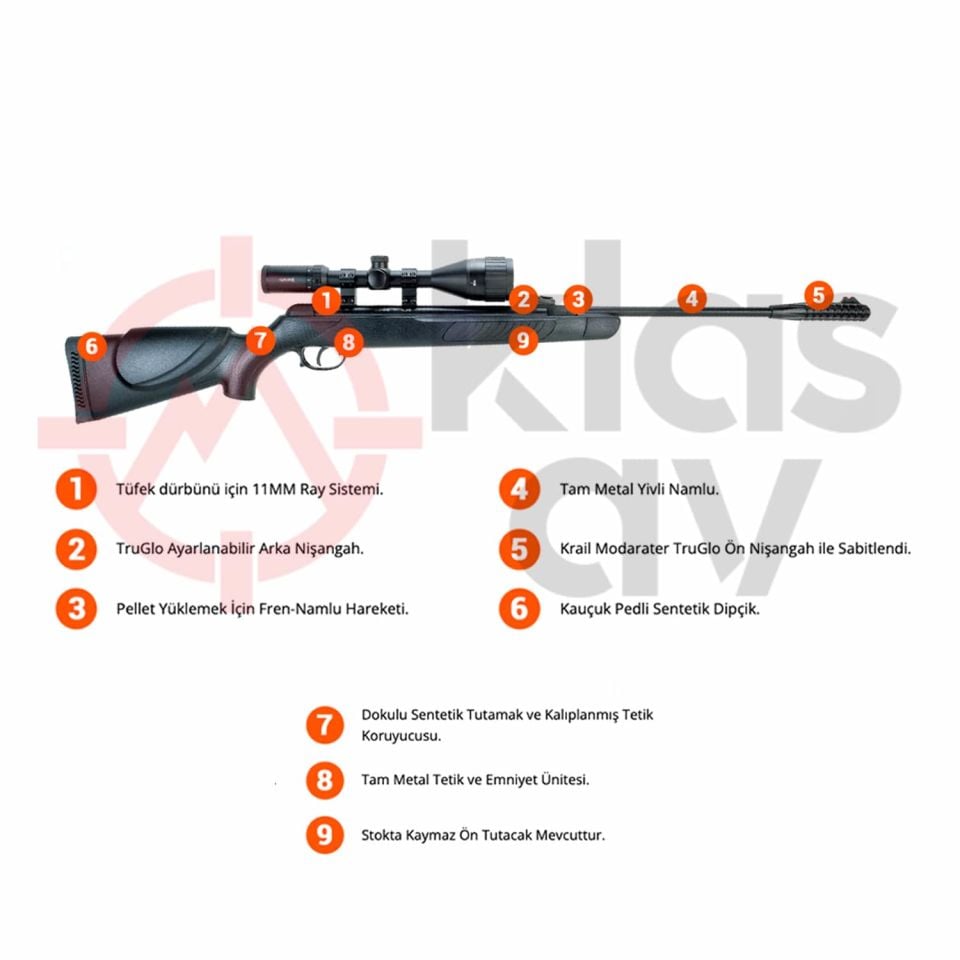 KRAL N-01 Yaylı Havalı Tüfek