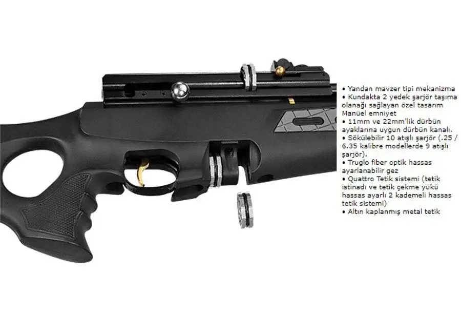 Hatsan BT65-SB-ELITE PCP Havalı Tüfek 6.35 mm