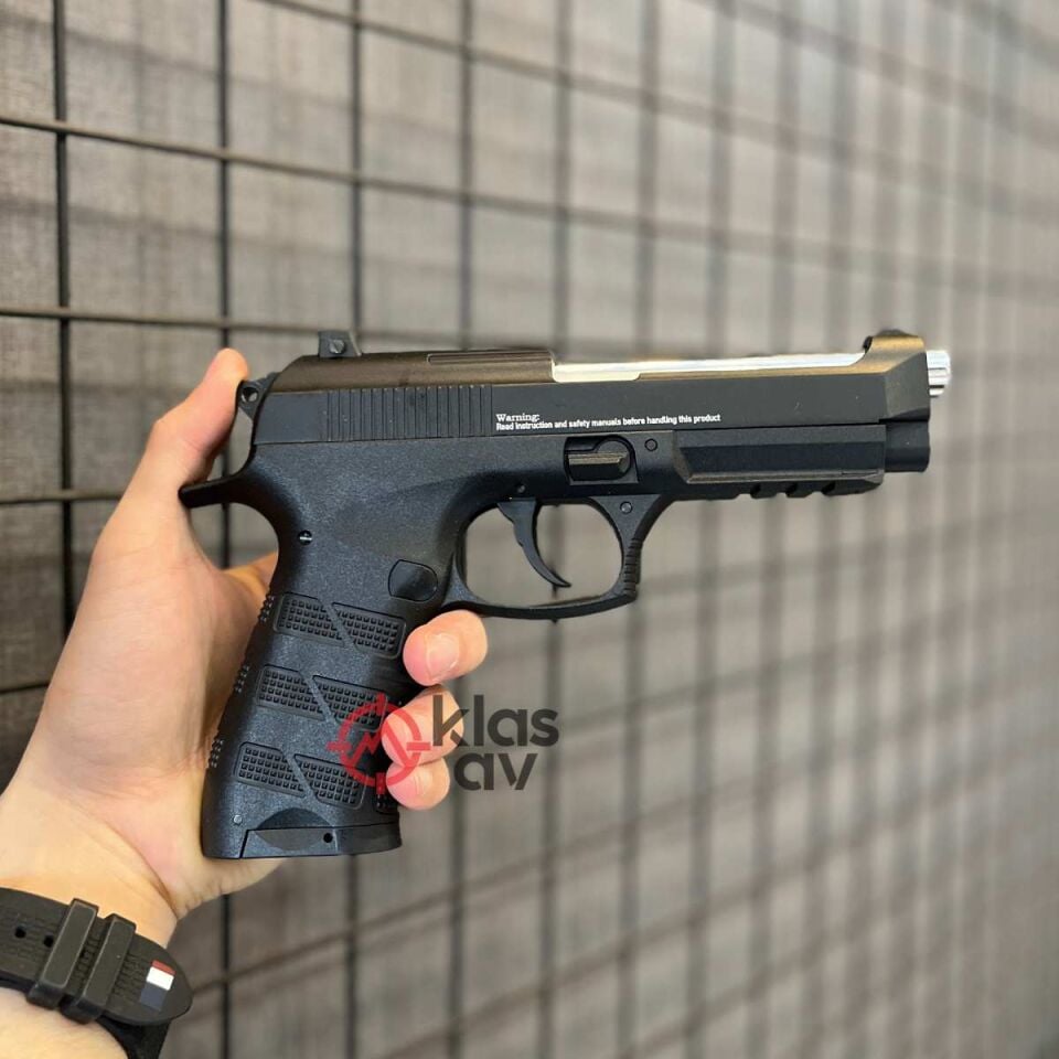EKOL S P92 Blowback Havalı Tabanca Siyah Polimer 4.5 mm