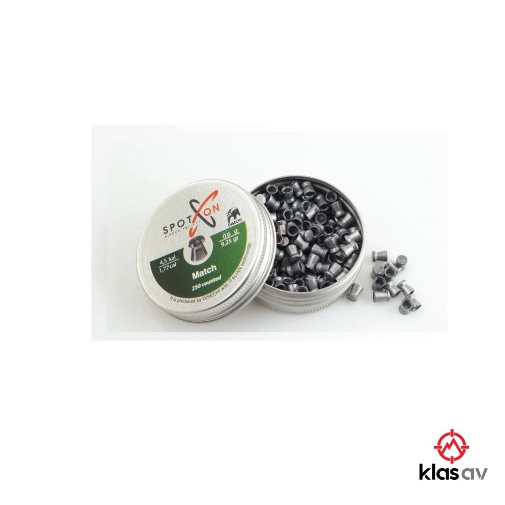 SpotOn Match Havalı Tüfek Saçması 4.5 mm (9,25 Grain)