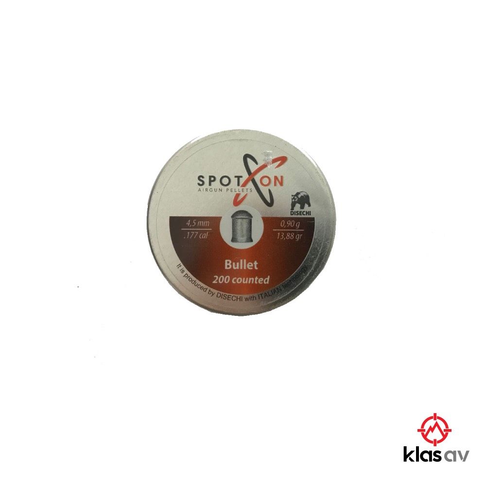 SpotOn Bullet 4,5 mm Havalı Tüfek Saçması (13,88 Grain)