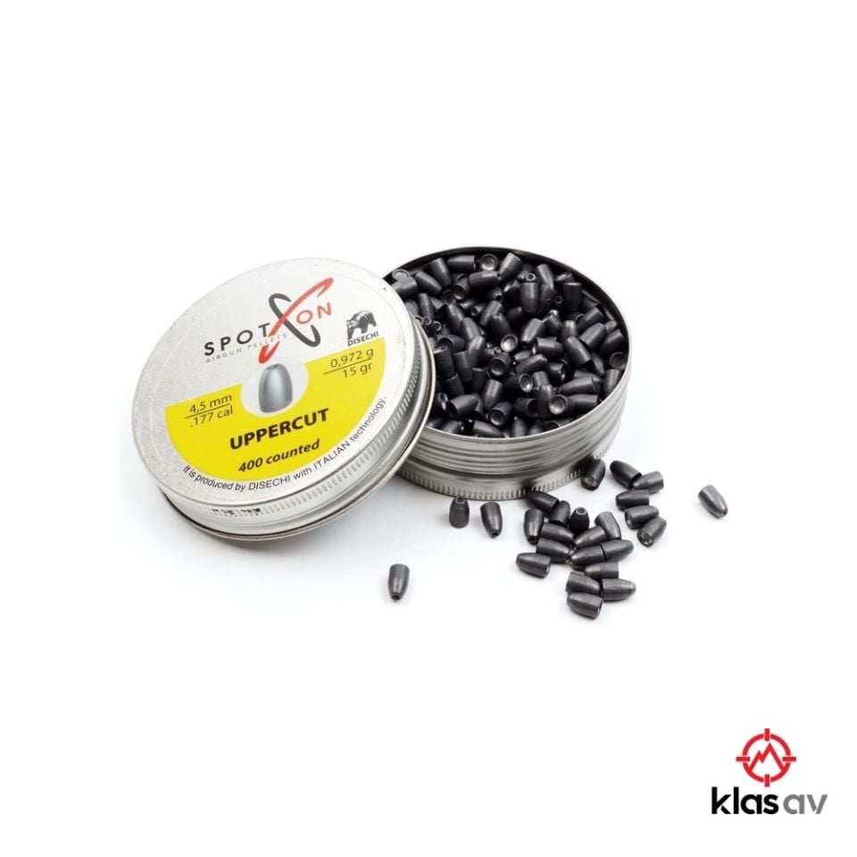 SpotOn Uppercut Havalı Tüfek Saçması 4.5 mm (15 Grain)