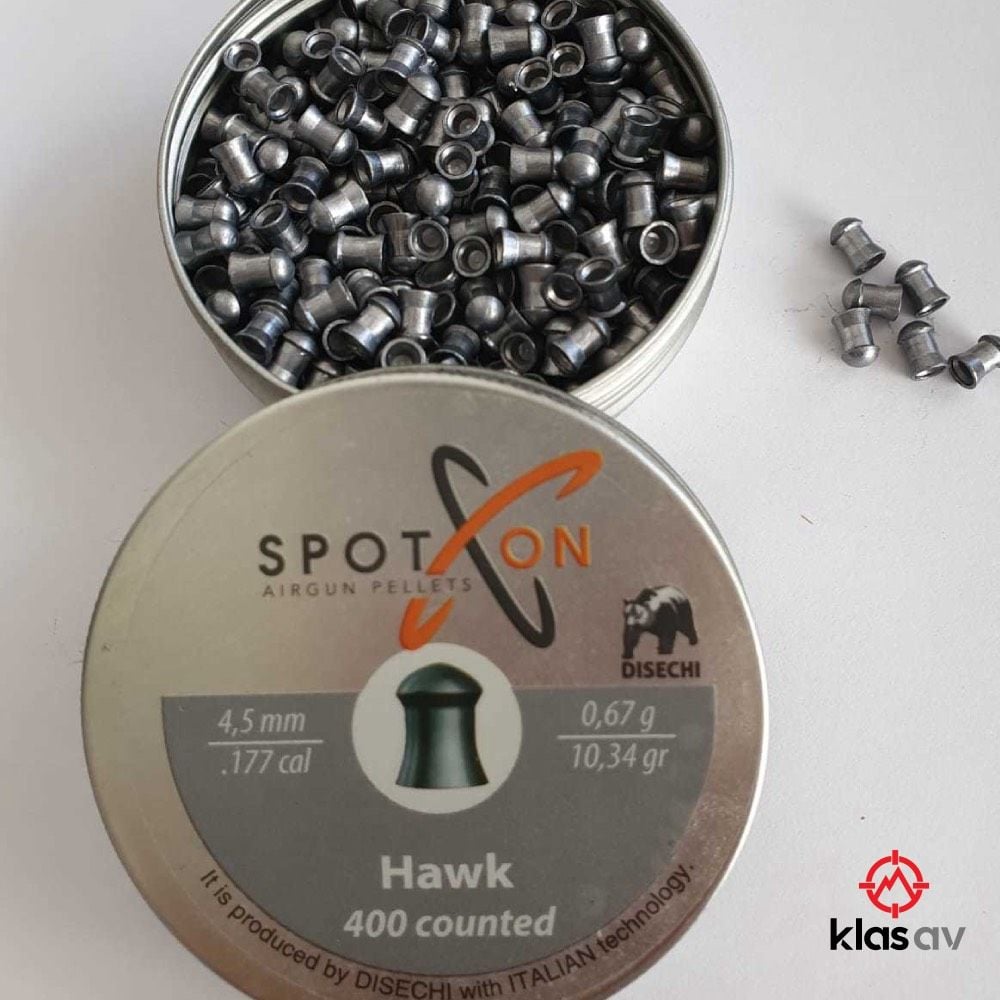 Spoton Hawk Havalı Tüfek Saçması 4.5 mm