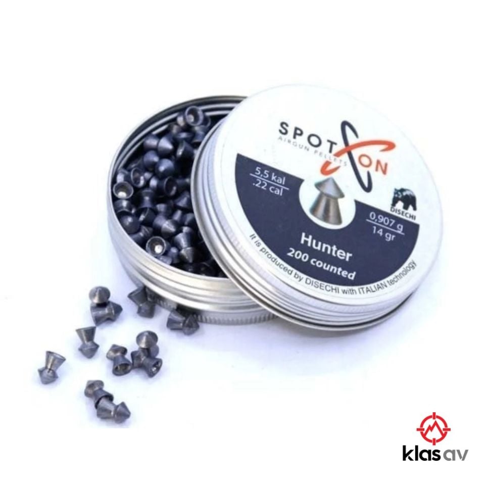 SpotOn Hunter Havalı Tüfek Saçması  5.5mm (14 Grain)