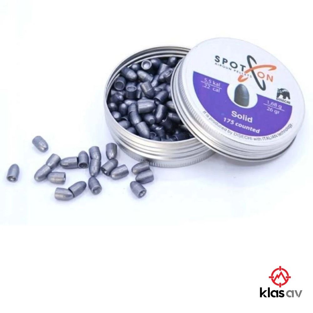 SpotOn Solid Havalı Tüfek Saçması 5.5mm (26 Grain)