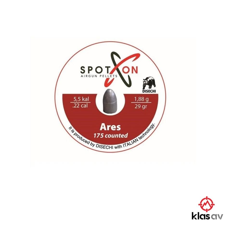 SpotOn Ares Havalı Tüfek Saçması 5.5mm (29 Grain)