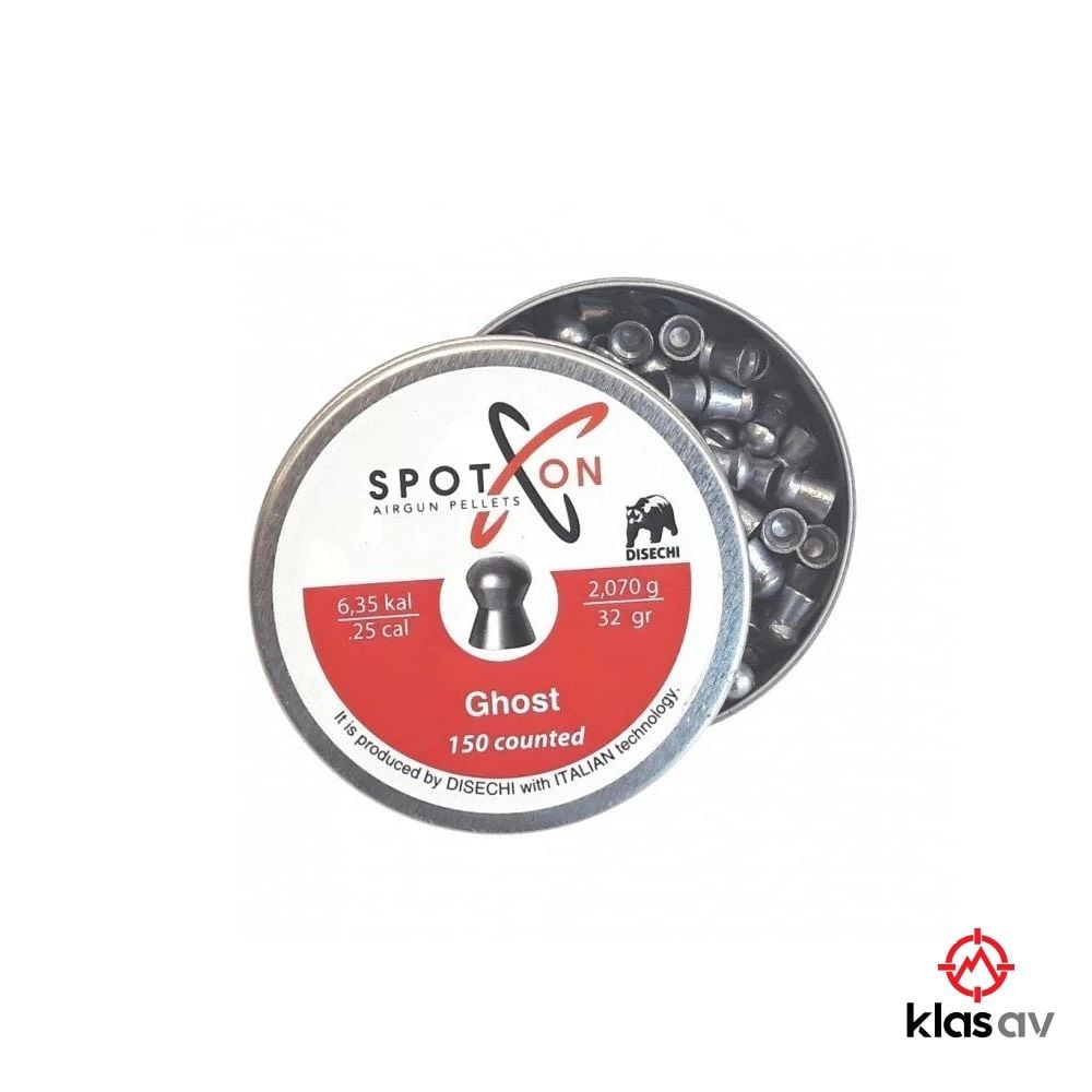 SpotOn Ghost 6.35mm Havalı Tüfek Saçması (32 Grain)