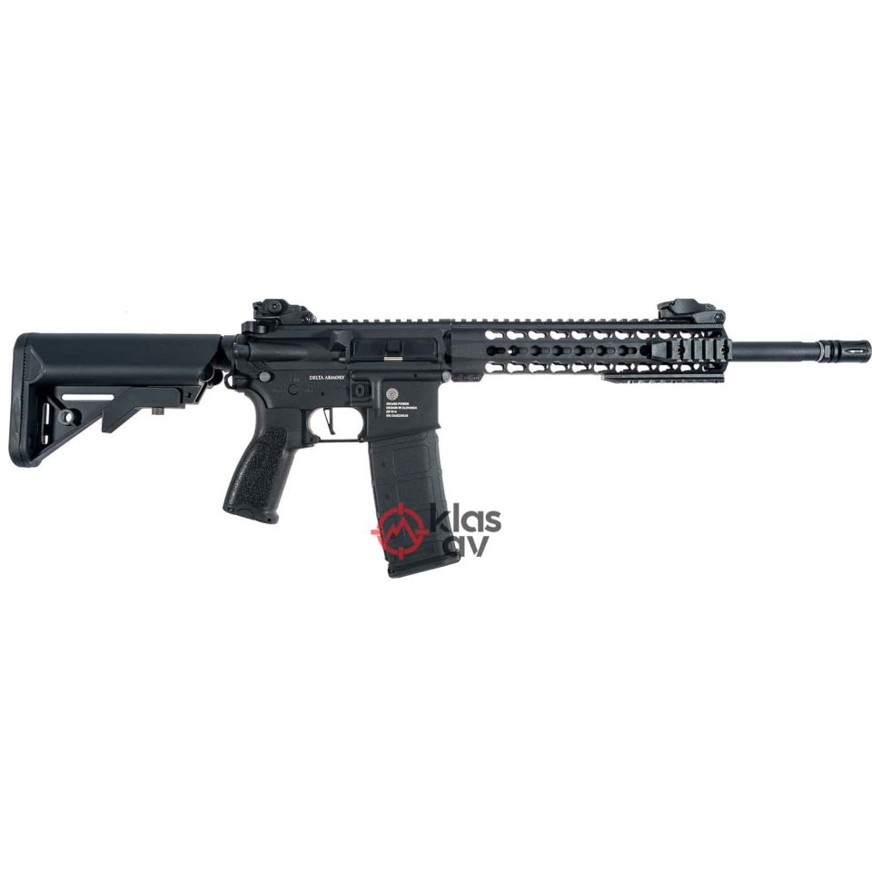 Delta Armory Grand Power AR15 KeyMod 10'' Charlie Airsoft Tüfek Siyah
