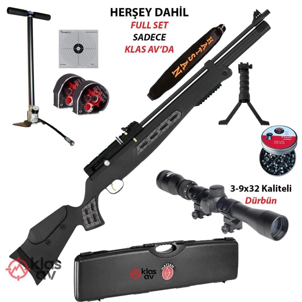 FULL SET Hatsan BT65-SB Havalı Tüfek 5.5 mm