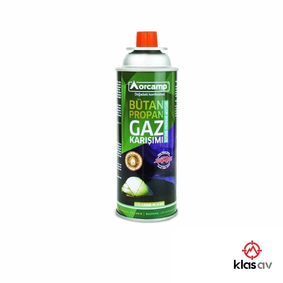 Orcamp 227 Gram Valfli Gaz Ocak Kartuşu