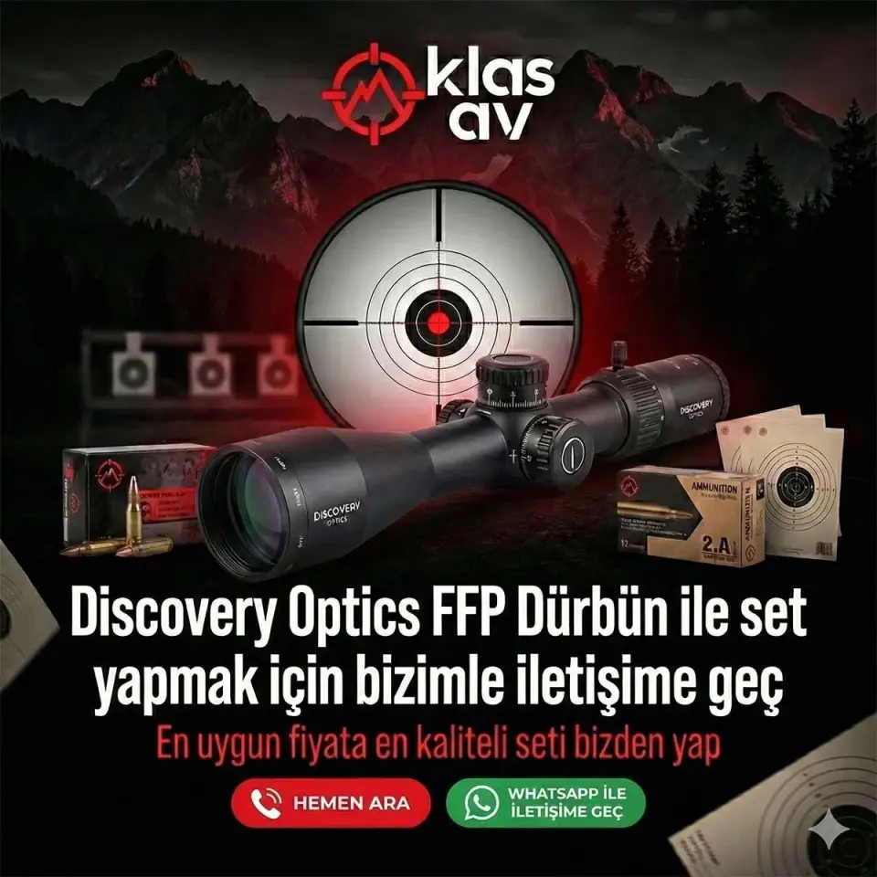 Hatsan Factor Sniper L Long FDE Pcp Havalı Tüfek - Pro Set Discoveryopt FFP Dürbünlü