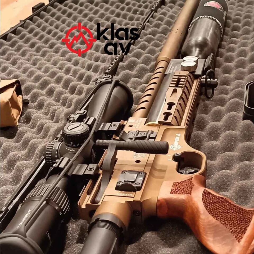 Hatsan Factor Sniper L Long FDE Pcp Havalı Tüfek - Pro Set Discoveryopt FFP Dürbünlü