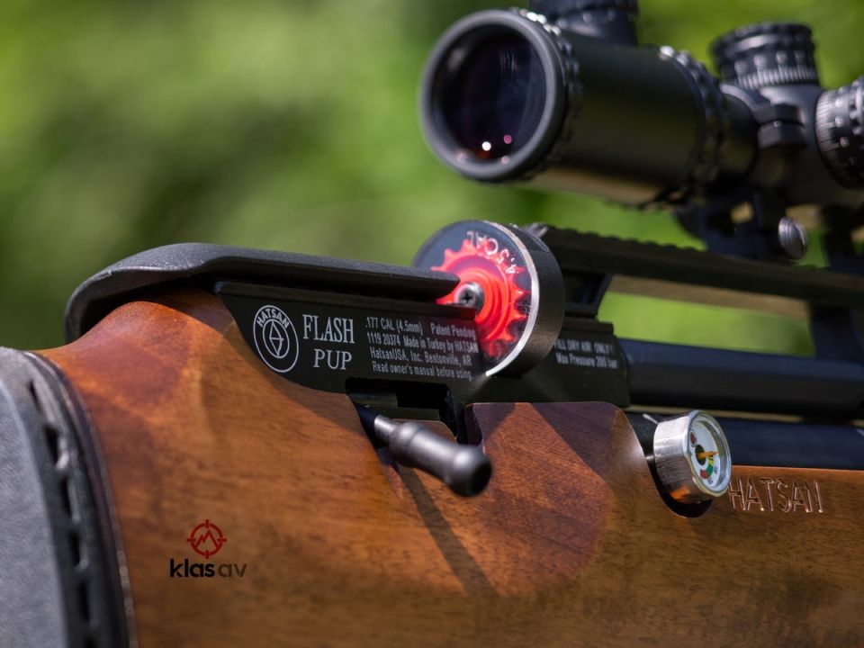 Tam Set Hatsan FlashPup Ağaç QE PCP Havalı Tüfek