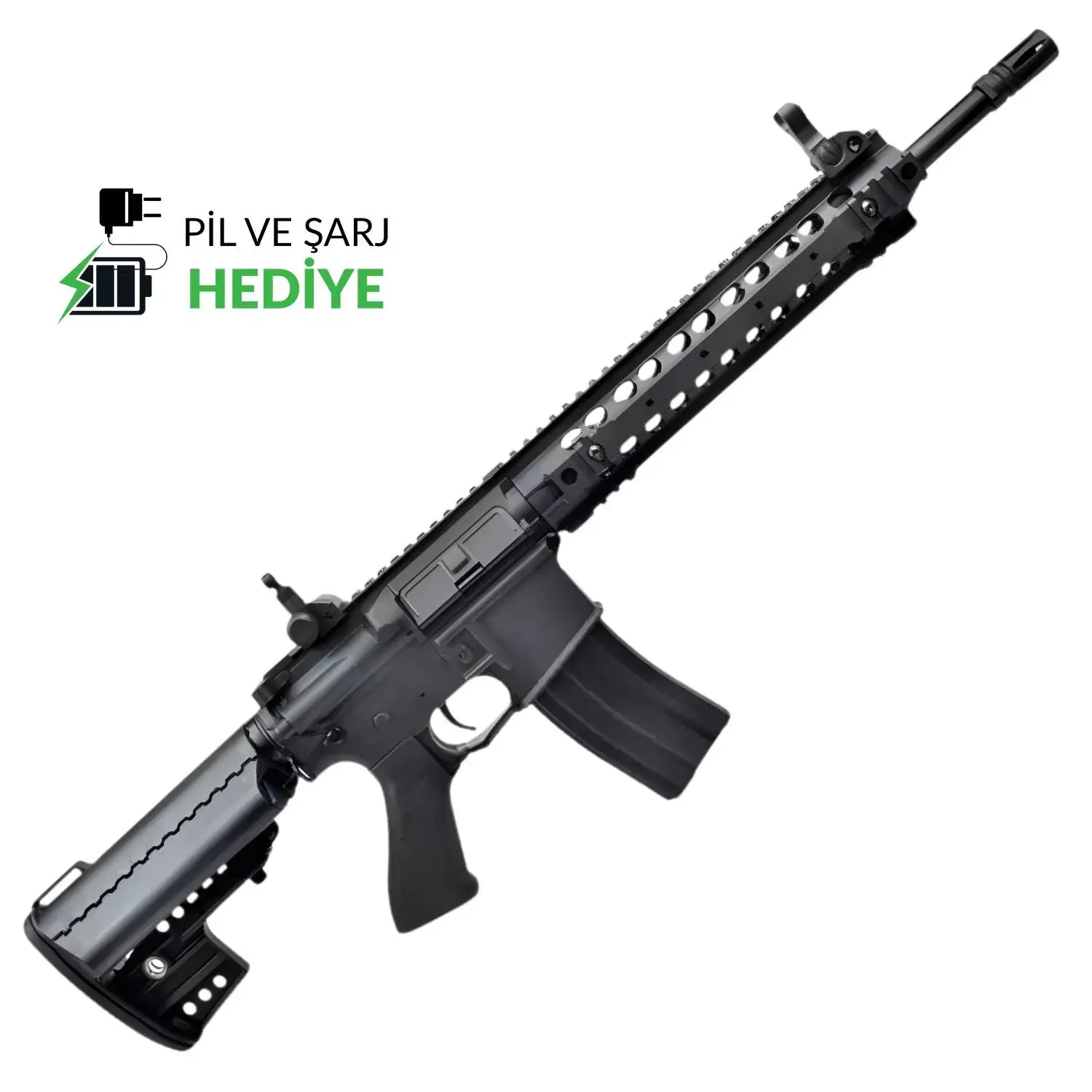 CYMA M4 URX III Sport CM630 AEG Airsoft Tüfek Seti
